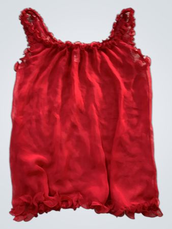 La Senza Rote Rüschentop