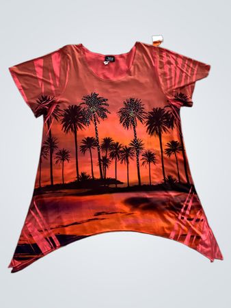 Jostar Tropical Print T-Shirt