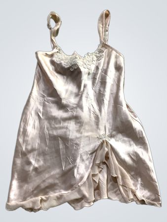 California Designs Pink Satin Chemise