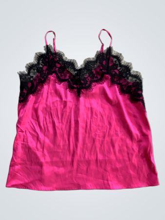 Pinkes Spitzen-Bustier