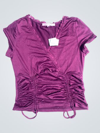 Graze Fame Ruched Knit Top