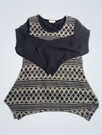 Brittany Black Women's Black and White Top