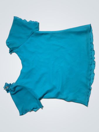 Rouchelle Blue Bluse