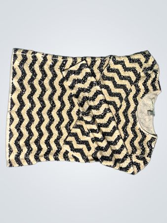 J.Crew Pailletten-Zickzack-Strickoberteil