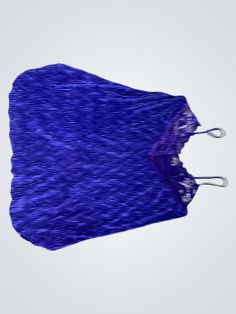 Camisol mit blauen Spitzenrand