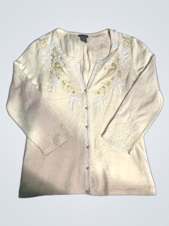 Ann Taylor verziertes Cardigan
