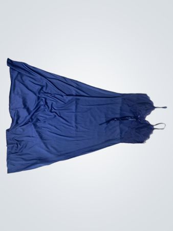 Blaues Spitzenkleid