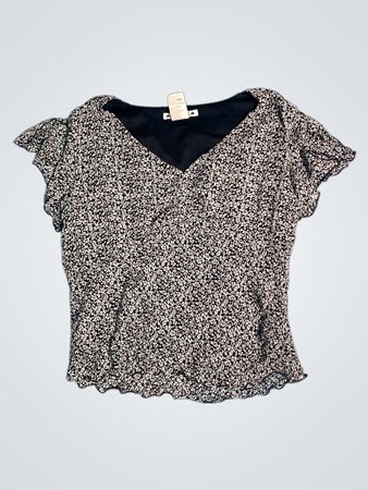 AMIX Damen Blumenbluse