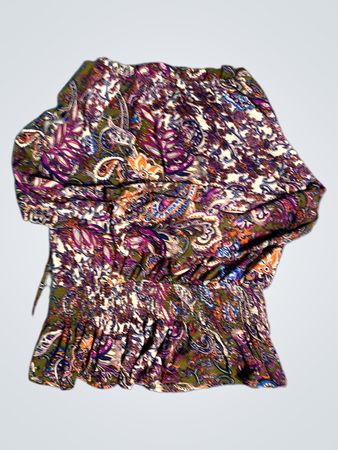 MELLODAY Paisley Print Mini Dress