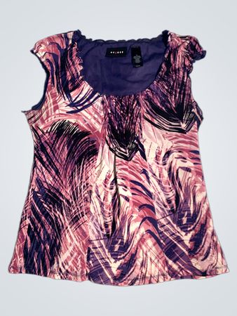 axcess Pink und Lila Abstract Muster Kleid