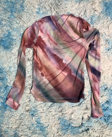 Caution to the Wind Langarm-Mesh-Top