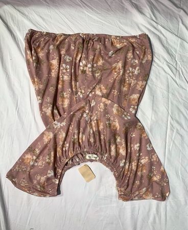 Love + Joy Blumenmuster Schulterfreies Top