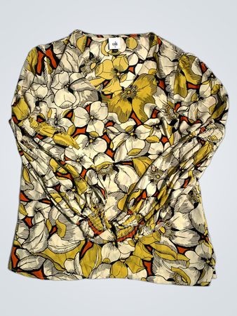 Cabi Floral Print Langarmbluse