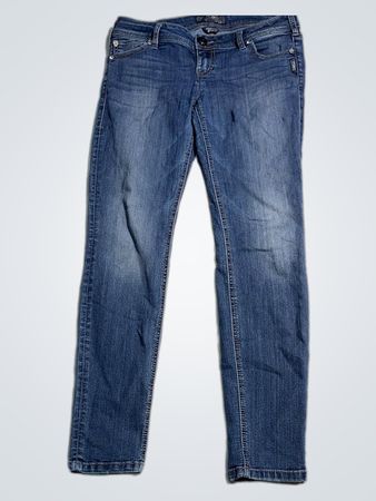 Silberner November Jegging