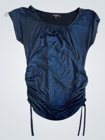 George Ruched Sparkle Top