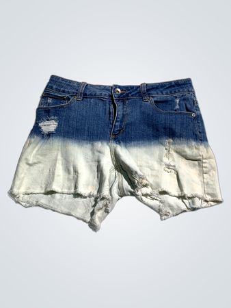 Damen Ombre Vintage Denim Shorts
