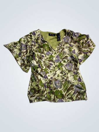Axcess by Liz Claiborne Blumenmuster Bluse