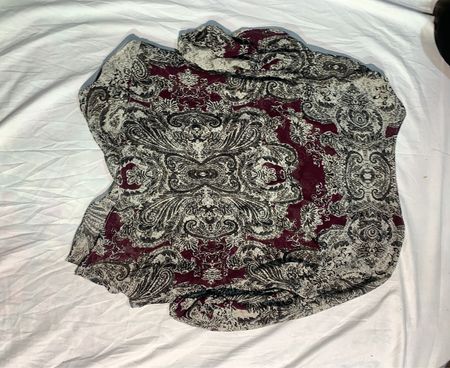 GRÜN Paisley Druck Langarmbluse