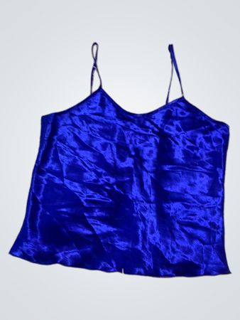 101 Ideen Blaue Satin-Cami-Top