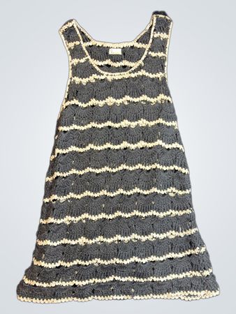 Crochet Striped Tank Top