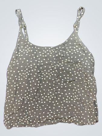 Gray Polka Dot Tank Top