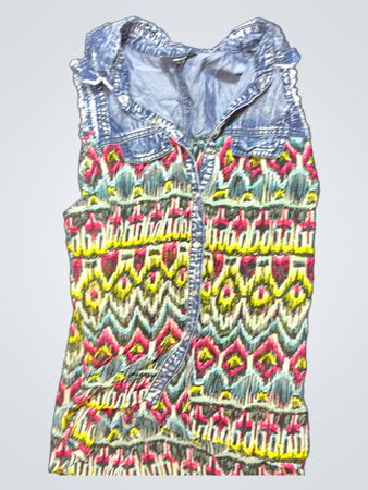 Colorful Embroidered Vest