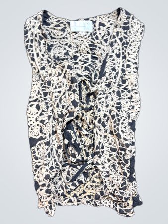 Oasis Ruffled Sleeveless Top