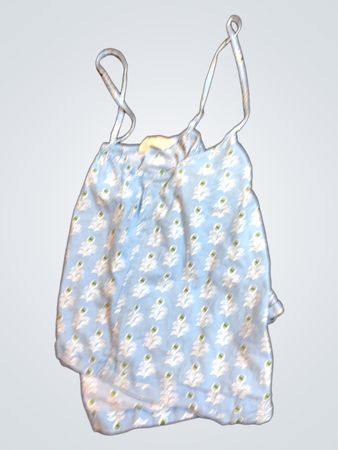 Blue Floral Top