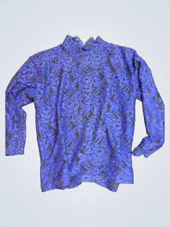 Blue Lace Top