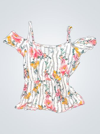 JOLLY WEIH Floral Blouse