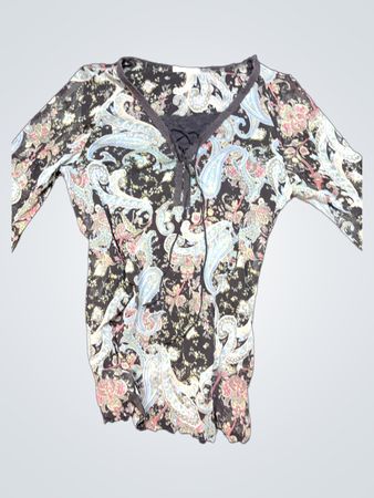 Blouse with Paisley Pattern