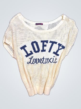 Lovetxtwixic Loftyty Mesh Knit Top