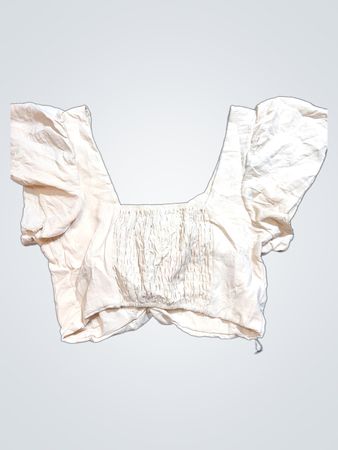 Crumpled White Blouse