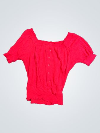 Red Off-The-Shoulder Top