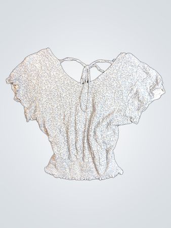 Women's Floral Peplum Top