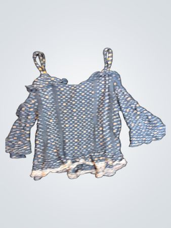 Blue Floral Top