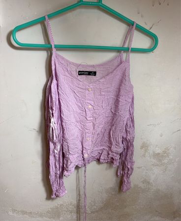 PAGE COLLECTION Gestreiftes Cold Shoulder Top