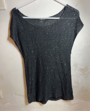 Funkelndes Strick-Tunik
