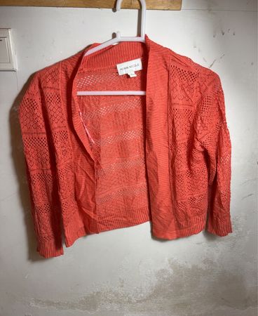 RONNI NICOLLE Coral Open Knit Cardigan