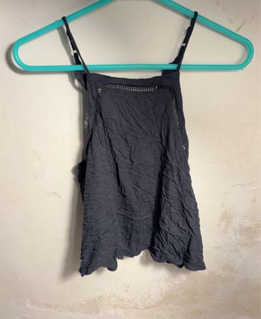 Black tank top