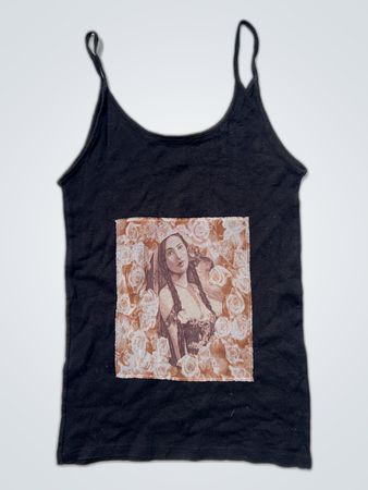 débardeur noir intimissimi avec impression graphique