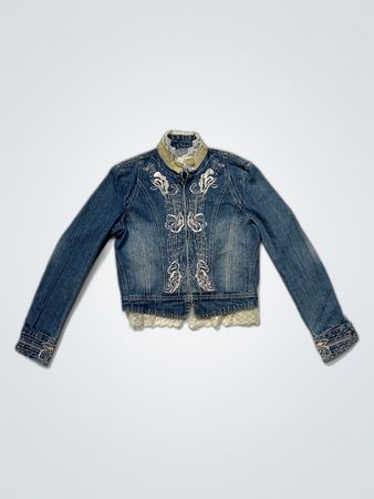 Fuxia Denim Jacket