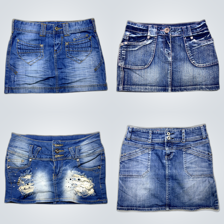 Pack de jupes en denim mini