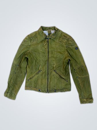 Gippy Green Leather Jacket