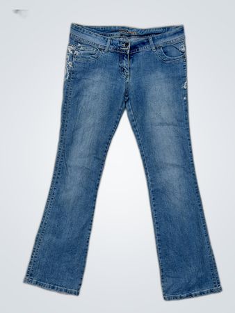 Jennyfer Embroidered Bootcut Jeans