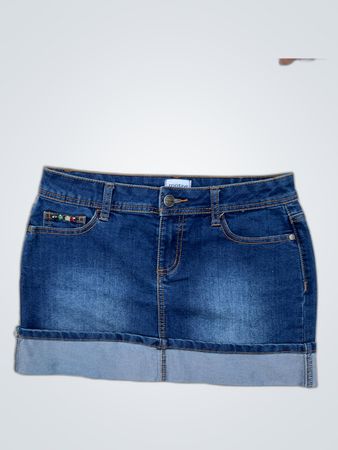 Motivi Denim Mini Skirt