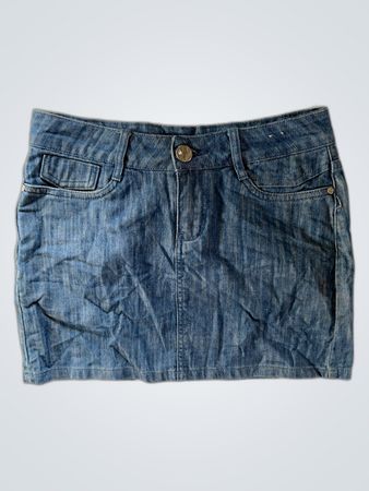 R Ping Jeans Denim Mini Skirt