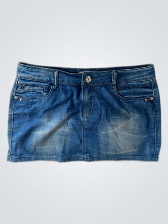 G. Caux Paris Denim Mini Skirt