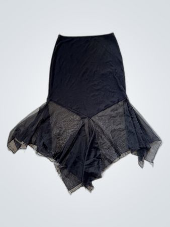 Black Tulle Mini Skirt