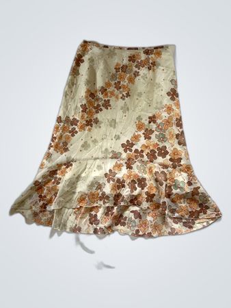 Floral Print Mini Skirt